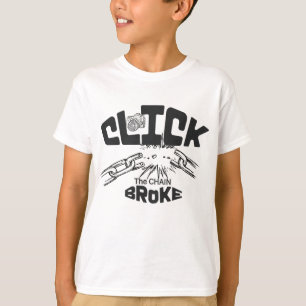 Camiseta Clique na corrente quebrou