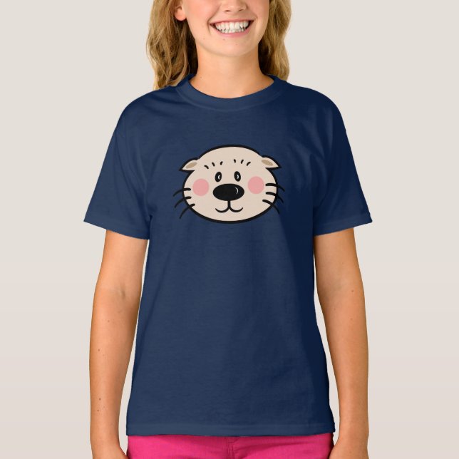 Camiseta (clique para mudar a cor & o estilo da camisa) (Frente)