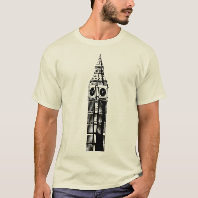 Camiseta Clock tower in London, England (Frente)