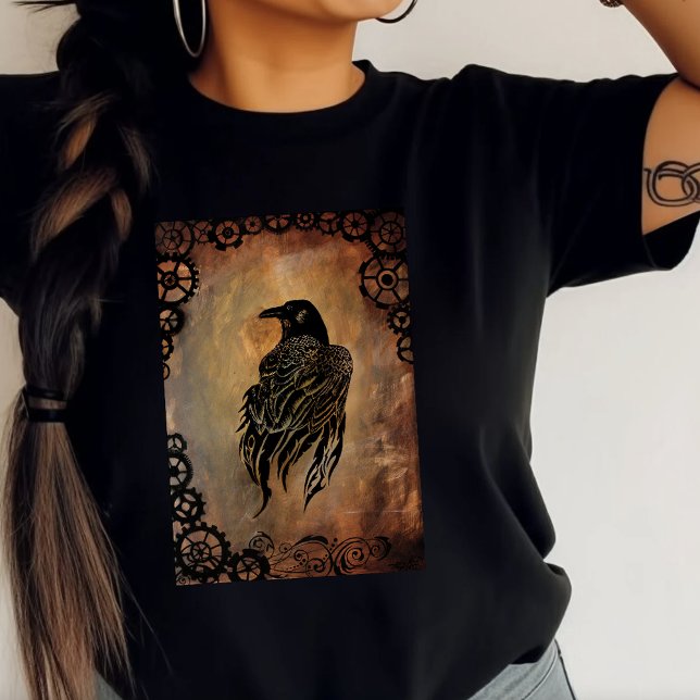 Camiseta Clockwork Raven (Criador carregado)