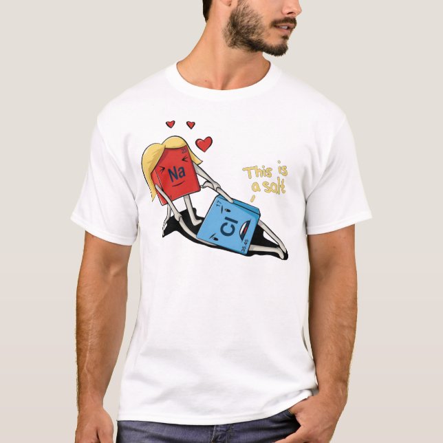 Camiseta Cloreto de sódio (Frente)