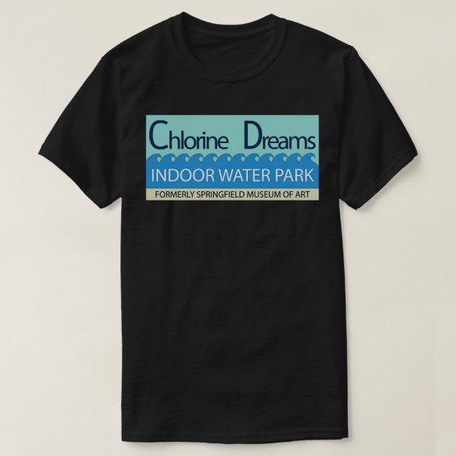 Camiseta Cloro Sonha No Parque da Água (Frente do Design)