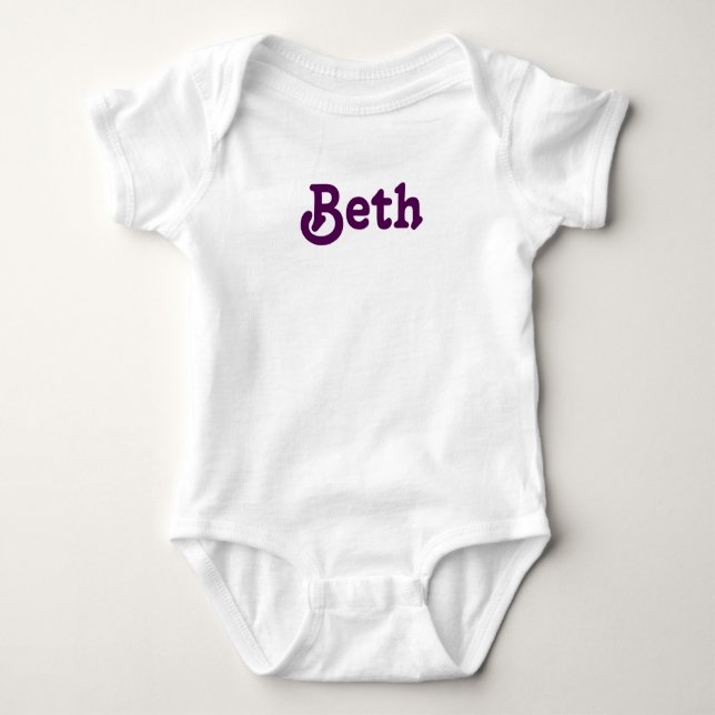 Camiseta Clothing Baby Beth (Frente)