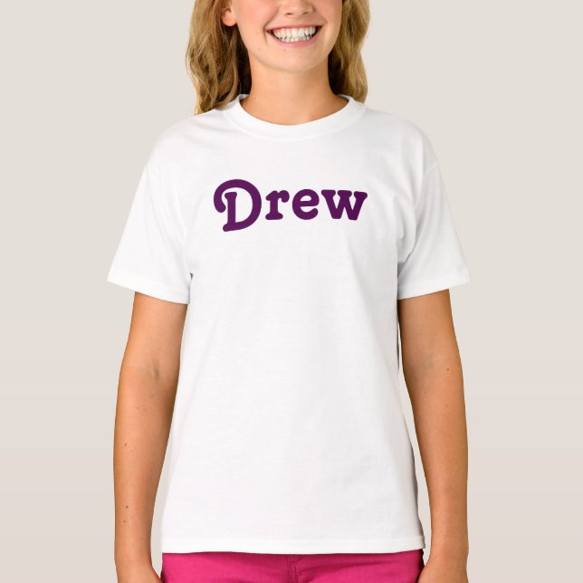 Camiseta Clothing Girls Drew (Frente)