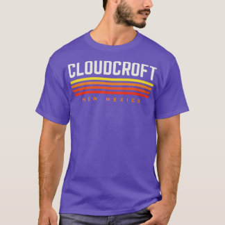 Camiseta Cloudcroft Novo México Retro Vintage Strips