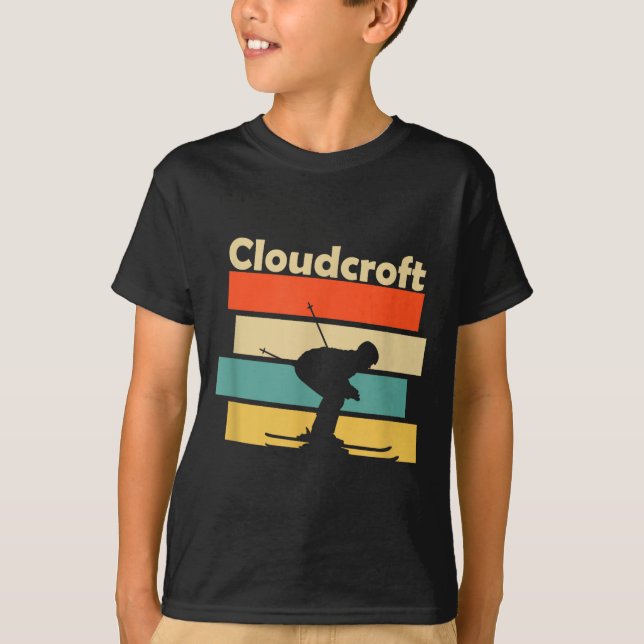 Camiseta Clouroft New Mexico Retro Ski  (Frente)