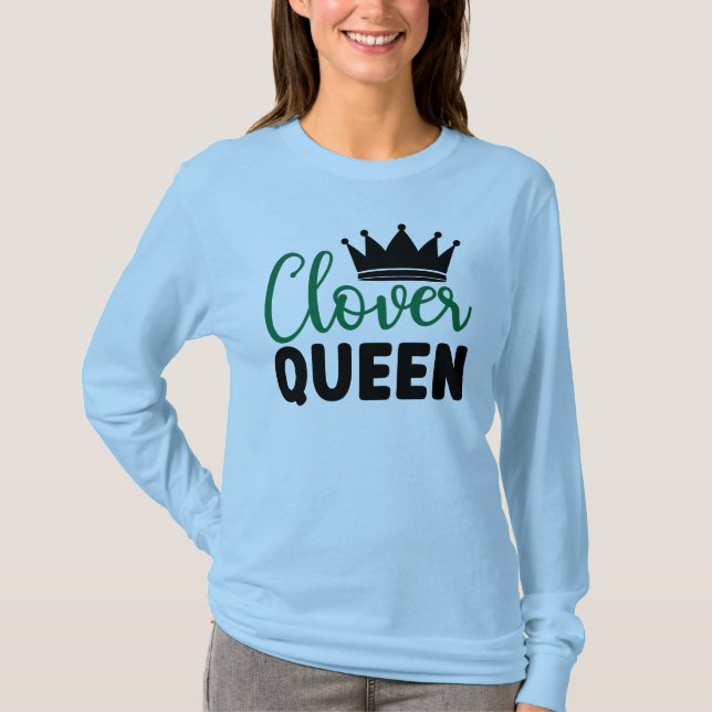 Camiseta Clover Queen Charm Design- 60278 (Frente)