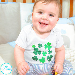 Camiseta Clover Shamrock Dia de São Patrício verde irland