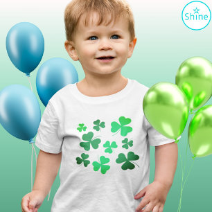 Camiseta Clover Shamrock Dia de São Patrício verde irland