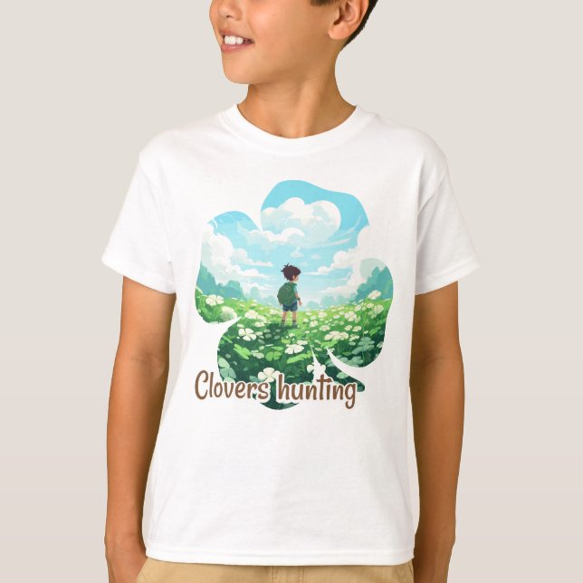 Camiseta Clovers hunting (Frente)