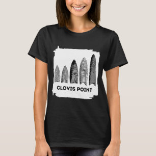Camiseta Clovis Point Arrohouad Native American Artiactual 