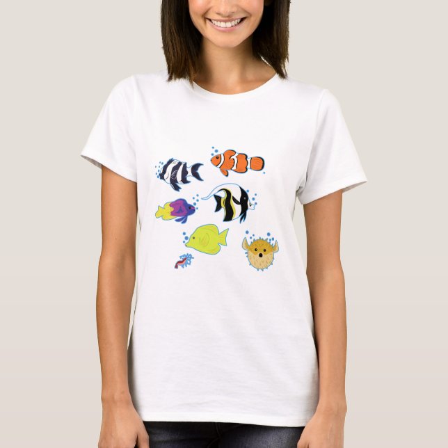 Camiseta Clownfish e amigos (Frente)