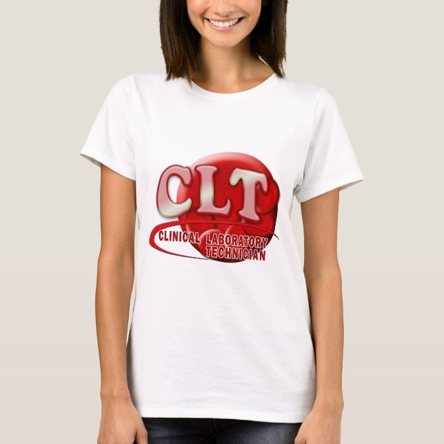 CAMISETA CLT CLINICAL LABORATORY TECHNICIAN SWOSH LOGO (Frente)
