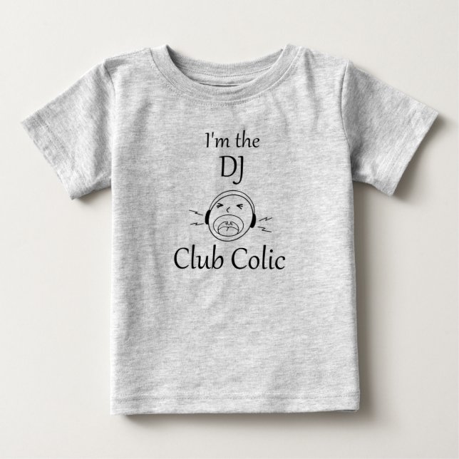 Camiseta Club Colic - Eu sou o traje do DJ (Frente)