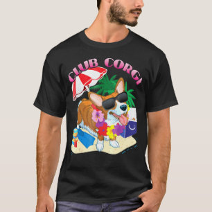 Camiseta Club Corgi Divertido Loving Corgi Proprietários Gi