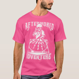 Camiseta Clubbing de Eletro-Rave do Esqueleto Techno - Pós-