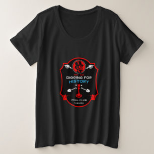 Camiseta Clube Americano de Detecção de Metais da Guerra Ci