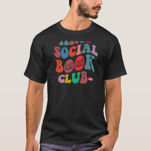 Camiseta Clube anti-livro social atrás