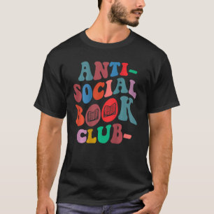 Camiseta Clube anti-livro social atrás