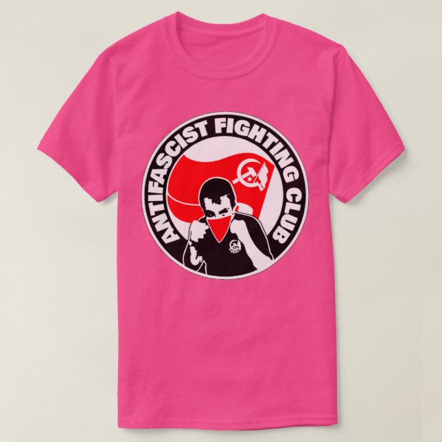 Camiseta Clube Antifascista de Combate (Frente do Design)