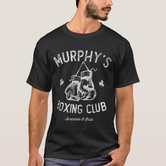 Camiseta Clube Boxing de Murphy - American Irish Boxer (Frente)