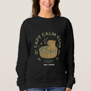 Camiseta Clube Calmo do Capy Clube Fofo Capivara Estética R