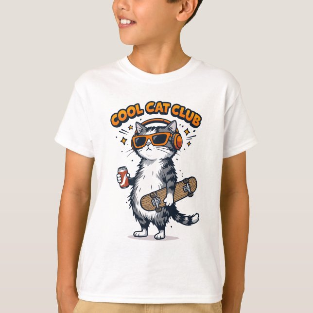 Camiseta Clube Cool Cat (Frente)
