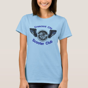 Camiseta Clube crescente do patinete da cidade