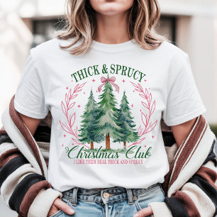 Camiseta Clube da Árvore de Natal Engraçada e Cheia