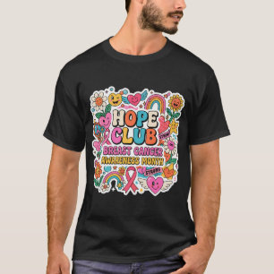 Camiseta Clube da Esperança Groovy Retro Conscientização do