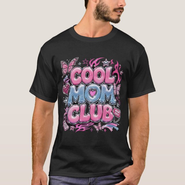 Camiseta clube da mãe legal (Frente)