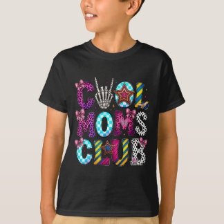 Camiseta Clube da mãe legal retro leopardo discoteca mão di