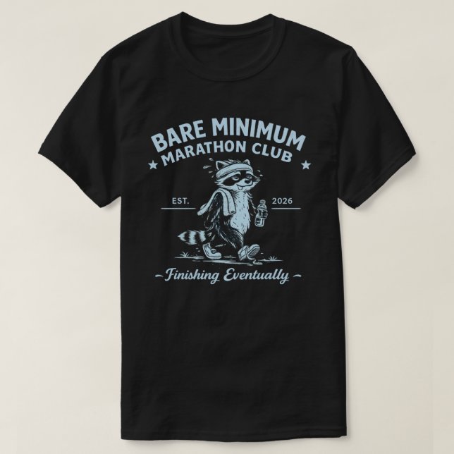 Camiseta Clube da Maratona do Mínimo Necessário - Presente  (Frente do Design)