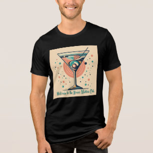 Camiseta Clube da Martini Atômica Retro Futurista Idade Esp