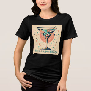 Camiseta Clube da Martini Atômica Retro Futurista Idade Esp