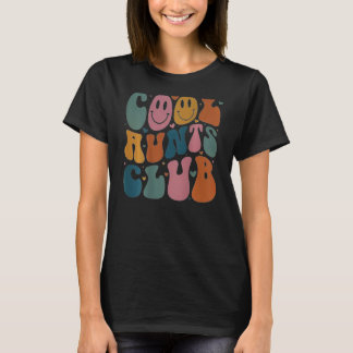 Camiseta Clube da Tia Legal Sorriso Retrô Groovy Coração na