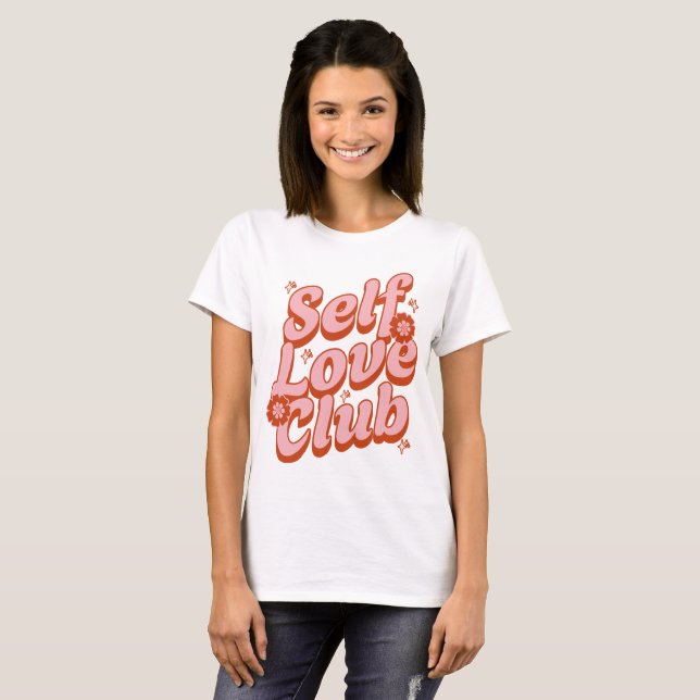 Camiseta Clube de Amor Próprio Retro (Frente Completa)