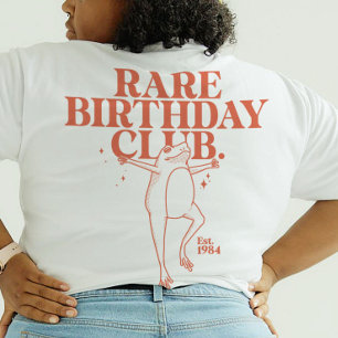 Camiseta Clube de Aniversário Raro Sapo Saltador Ano Bissex