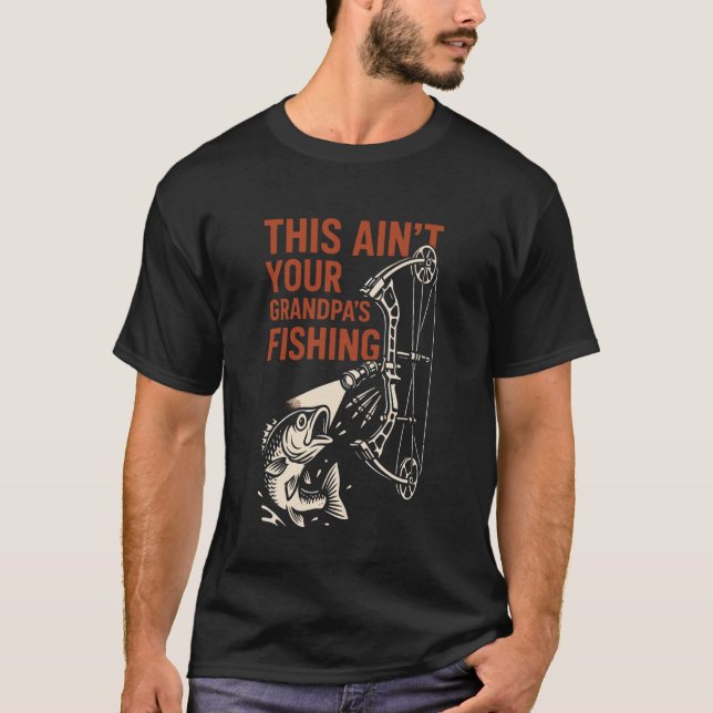 Camiseta Clube de Arco e Flecha de Pesca com Arco Ni (Frente)