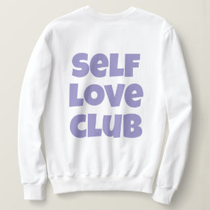Camiseta Clube de Autoamor Feminino Fofo Elegante Moderno