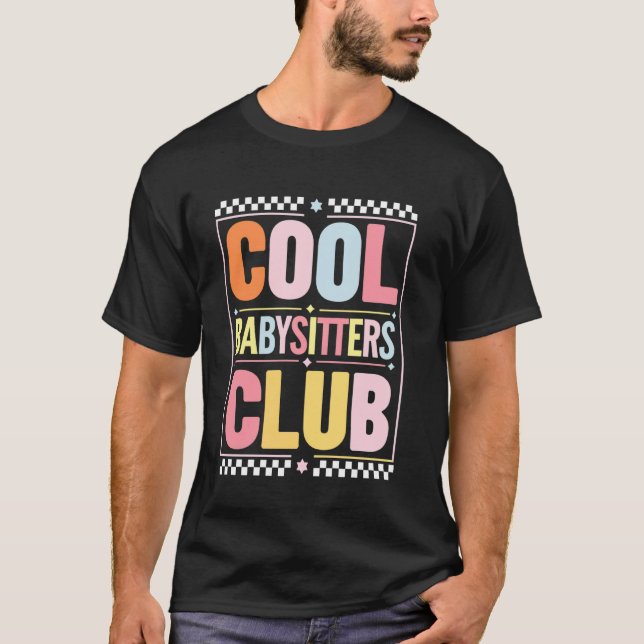 Camiseta Clube de Babás Diziação Engraçada Piada de Babá Br (Frente)
