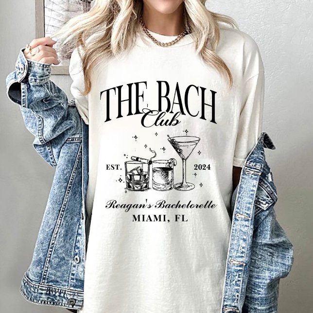 Camiseta Clube de Bach Personalizado Despedida de Solteira  (Criador carregado)