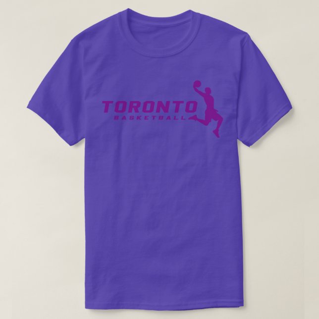 Camiseta Clube de Basquete de Toronto Retro (Frente do Design)