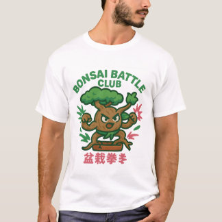 Camiseta Clube de Batalha de Bonsai – Raízes Ferozes, Mente