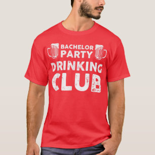 Camiseta Clube de Bebidas para Festa de Solteiro