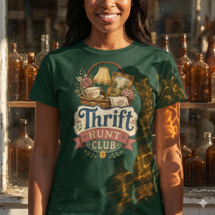 Camiseta Clube de Caça ao Brechó Vintage Cottagecore