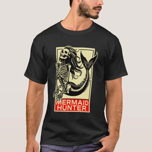 Camiseta Clube de Caça e Comida de Sereia Bilionária Elite  (Frente)