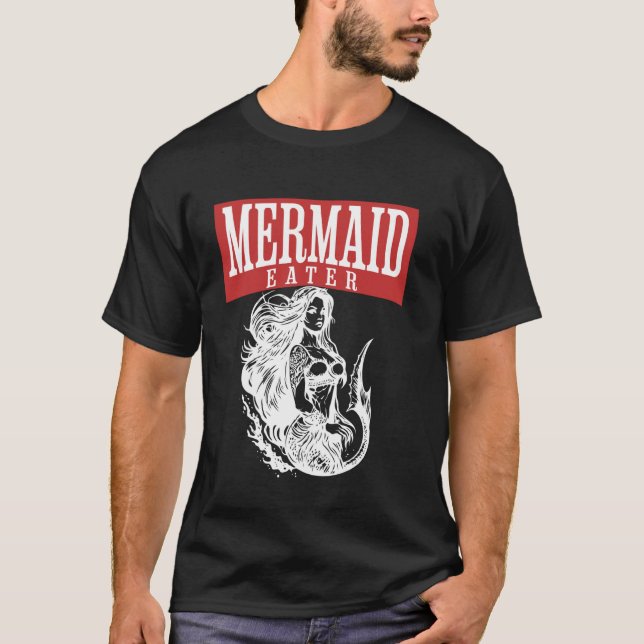 Camiseta Clube de Caça e Comida de Sereia Bilionária Elite  (Frente)