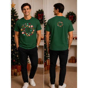 Camiseta Clube de Cacau Quente Natal Aconchegante Vintage F