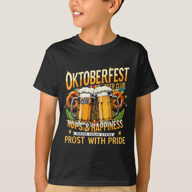 Camiseta Clube de Cerveja Prost Com Orgulho Presente Equipe (Frente)
